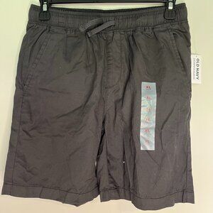 NWT Old Navy XL (14-16) boys gray pull on drawstring shorts with pockets